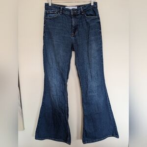 Bershka Flared Denim Jeans 4